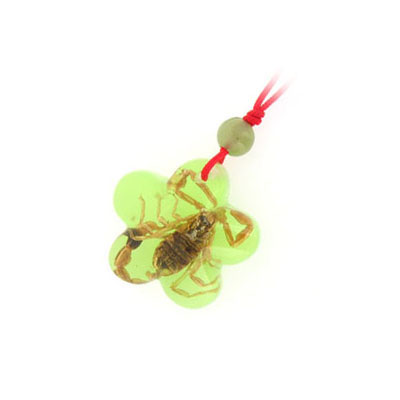 蝎子夜光琥珀項(xiàng)鏈
