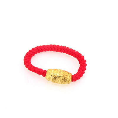轉(zhuǎn)運(yùn)金珠紅繩戒指