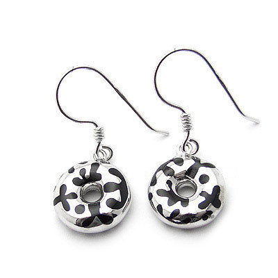 精品小號(hào)簡(jiǎn)約圓圈純銀耳環(huán)