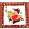 四小財(cái)神系列之有余十字繡套件批發(fā)34*36cm中格