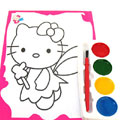 mickey小學(xué)生雙面水彩畫(huà)