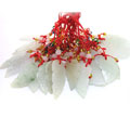 大片樹葉玉石手機(jī)鏈掛件[玉顏色有深淺]