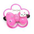 小兔子水鉆蝴蝶結(jié)頭飾發(fā)束[顏色混裝]