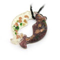彩色雙魚(yú)琉璃吊墜