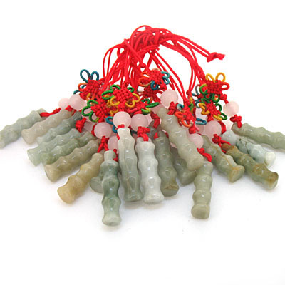 芝麻開花節(jié)節(jié)高玉石掛件/玉竹節(jié)手機(jī)鏈
