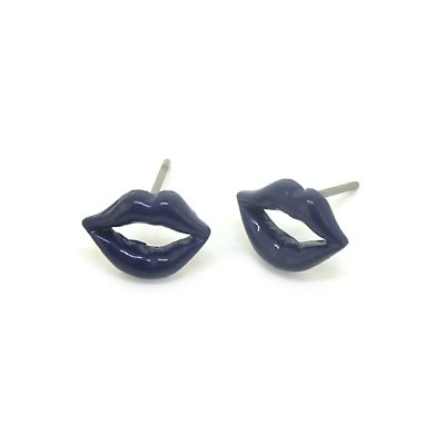 韓版可愛個性嘴唇耳釘 日韓小飾品