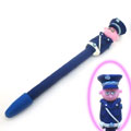 可愛(ài)小警察軟陶筆小禮品筆