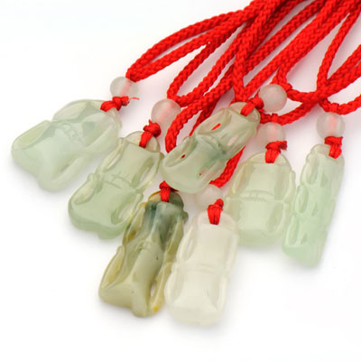 A玉好水頭優(yōu)質(zhì)節(jié)節(jié)高紅繩玉石項鏈
