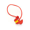 大紅可愛(ài)小狗時(shí)尚皮筋